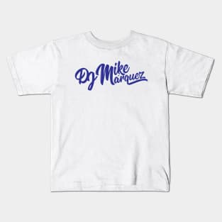 DJ Mike Marquez (Blue Logo) Kids T-Shirt